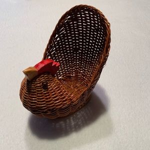 Vintage Avon Wicker Hen